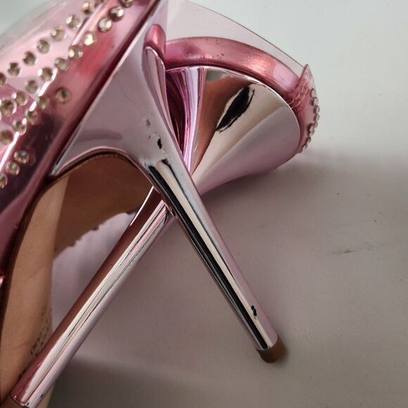 Malone Souliers Maureen Sheer Mules - Pink - Picture 7 of 16